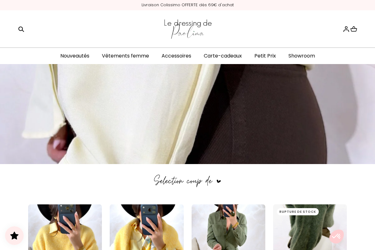 Le dressing de Paolina homepage screenshot