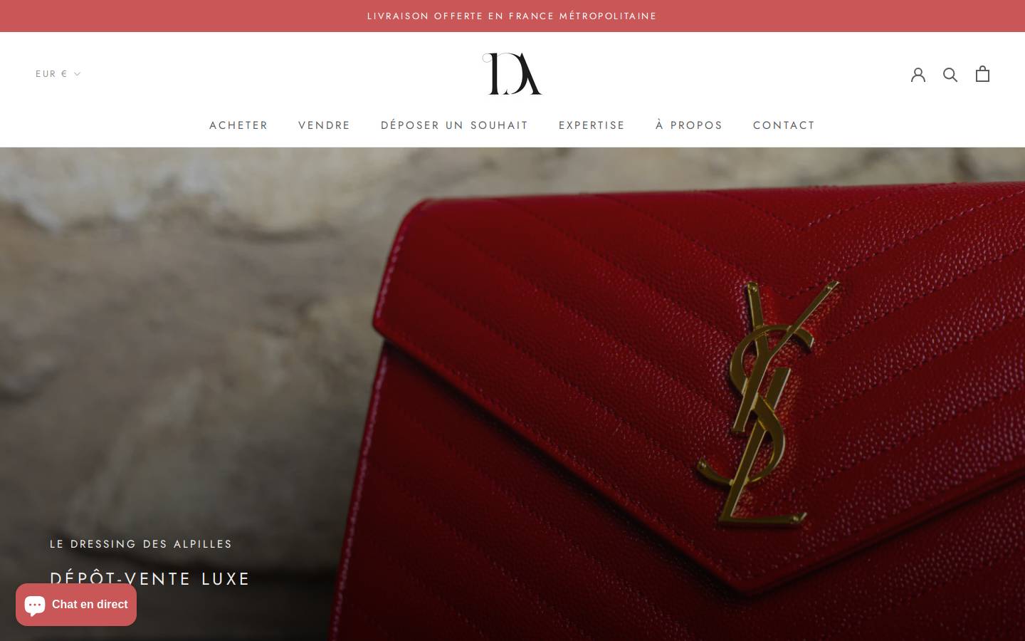 Le Dressing des Alpilles homepage screenshot