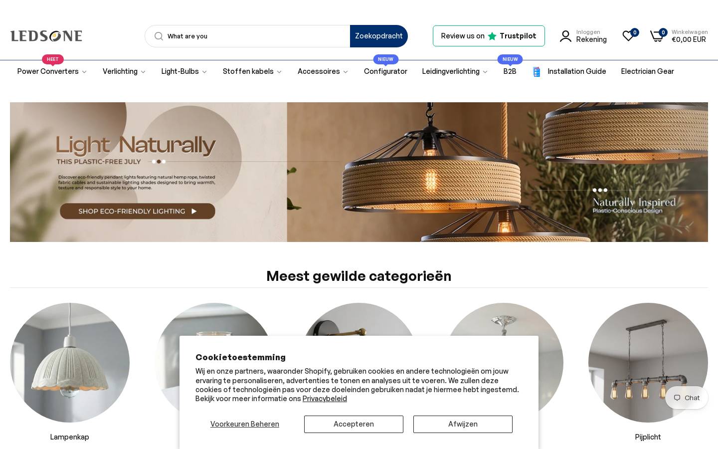 ledsone.nl homepage screenshot
