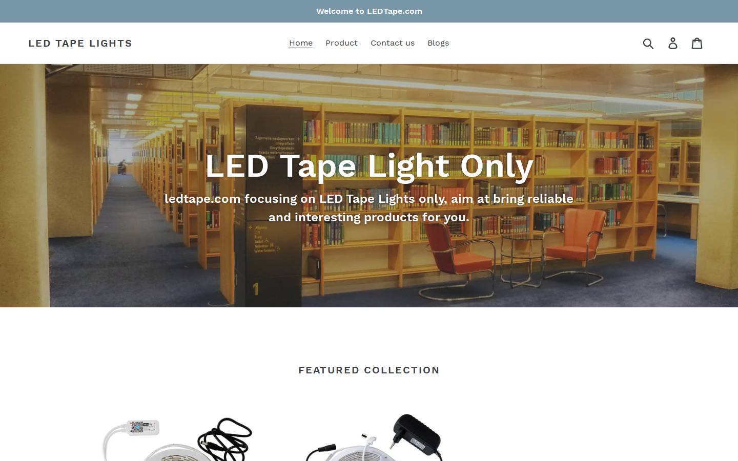 ledtape.com homepage screenshot
