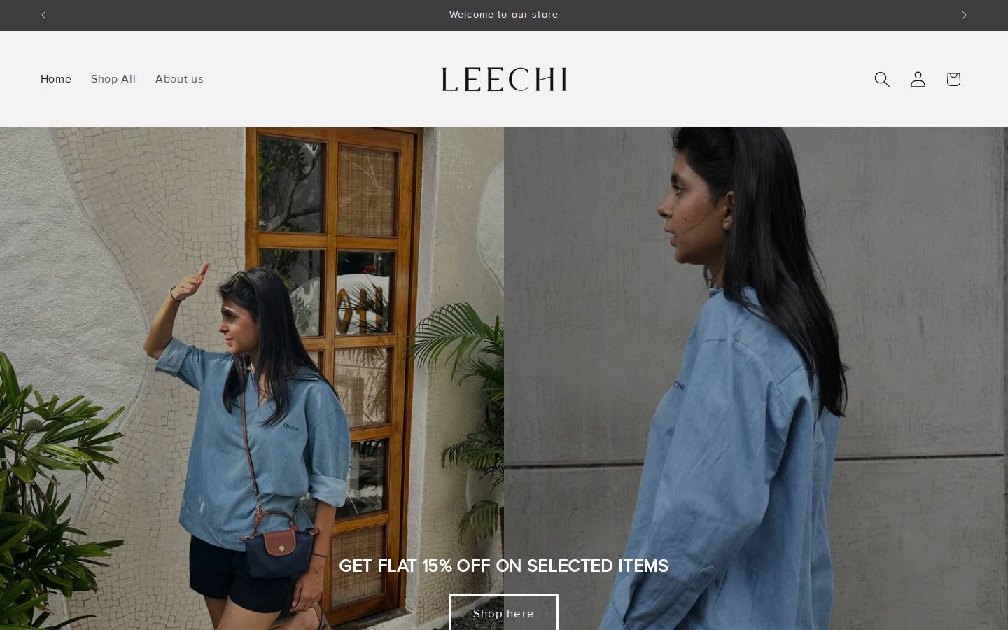 Leechi homepage screenshot