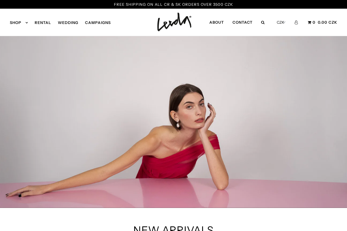 Leeda homepage screenshot