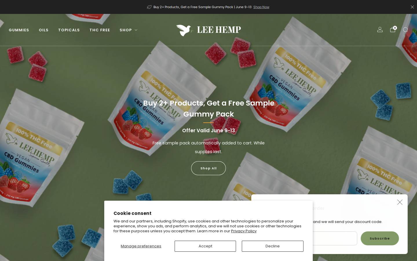 leehemp.com homepage screenshot