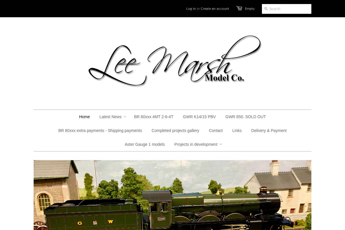 leemarshmodelco.com homepage screenshot