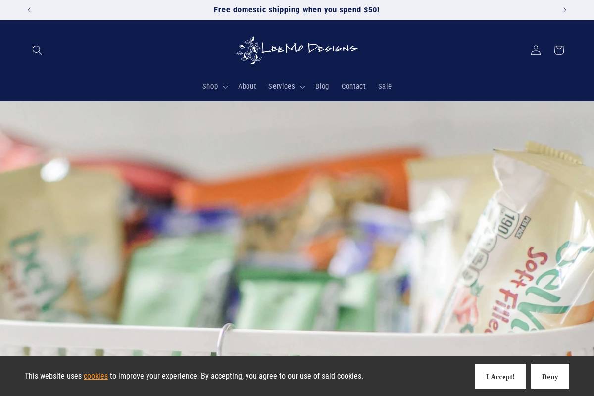 leemodesigns.com homepage screenshot