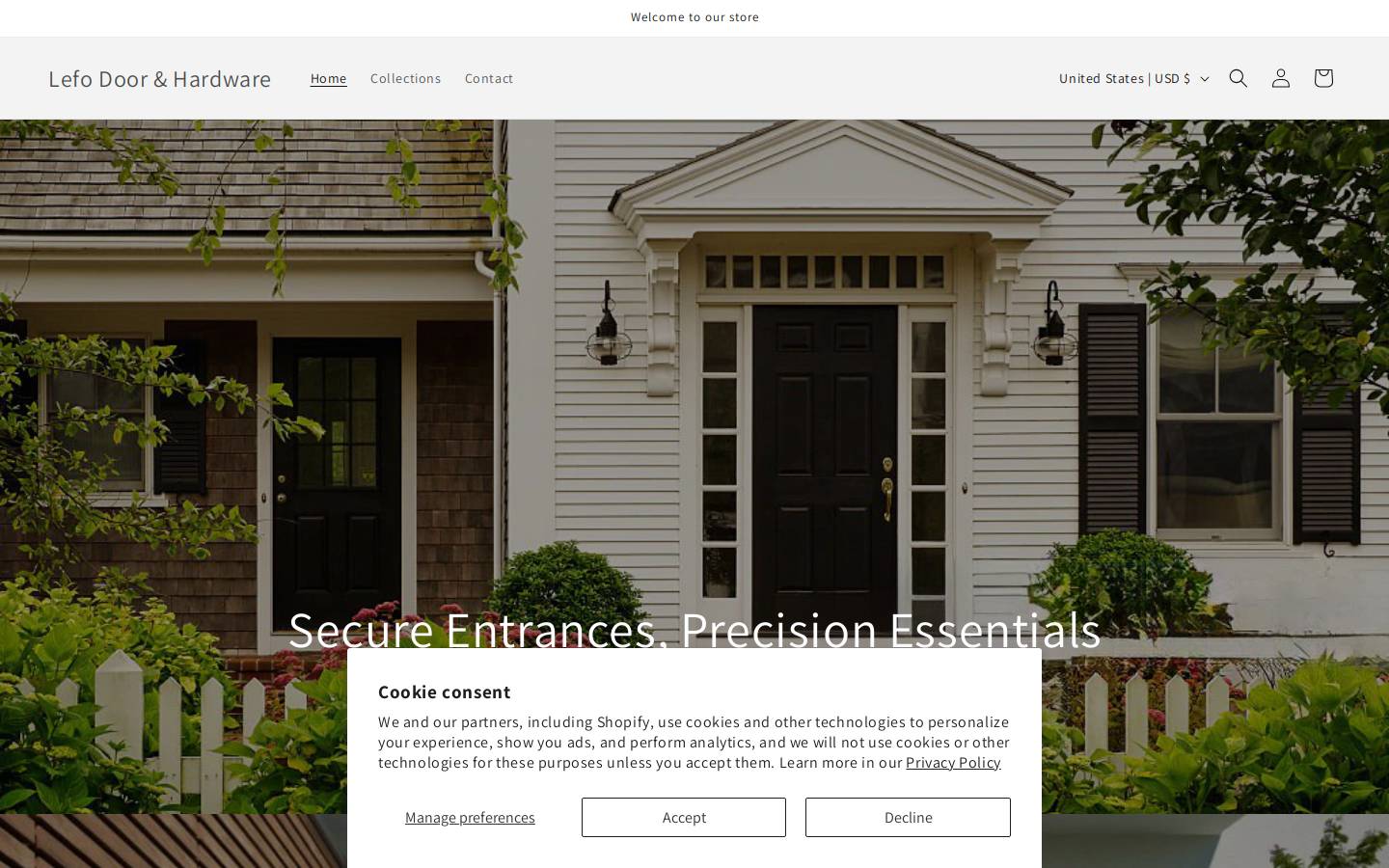 lefodoor.com homepage screenshot