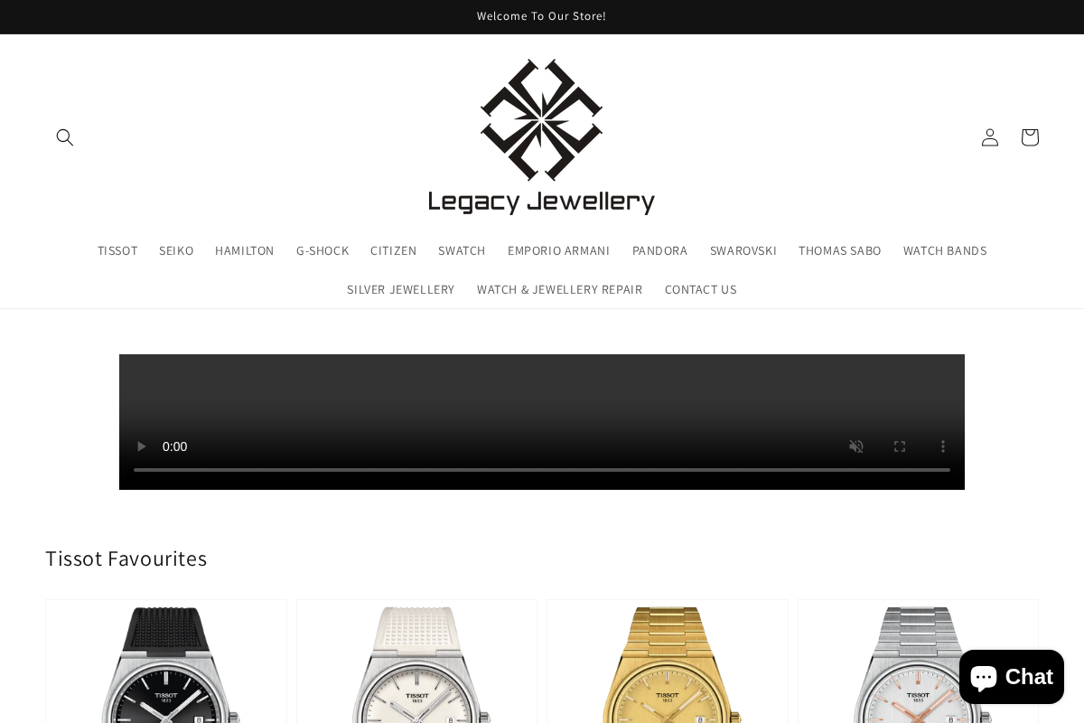 Legacyjewellery homepage screenshot