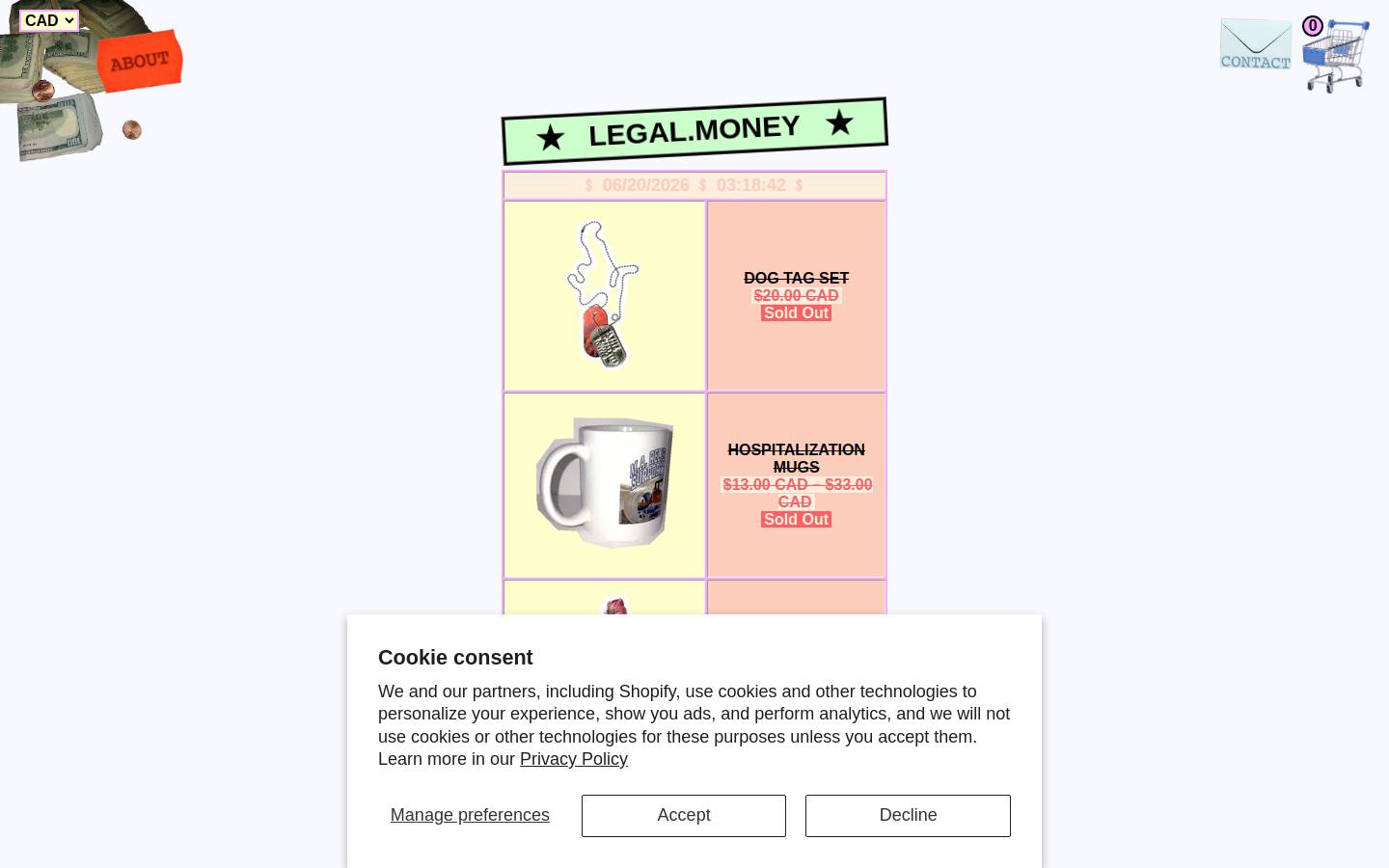 legal.money homepage screenshot