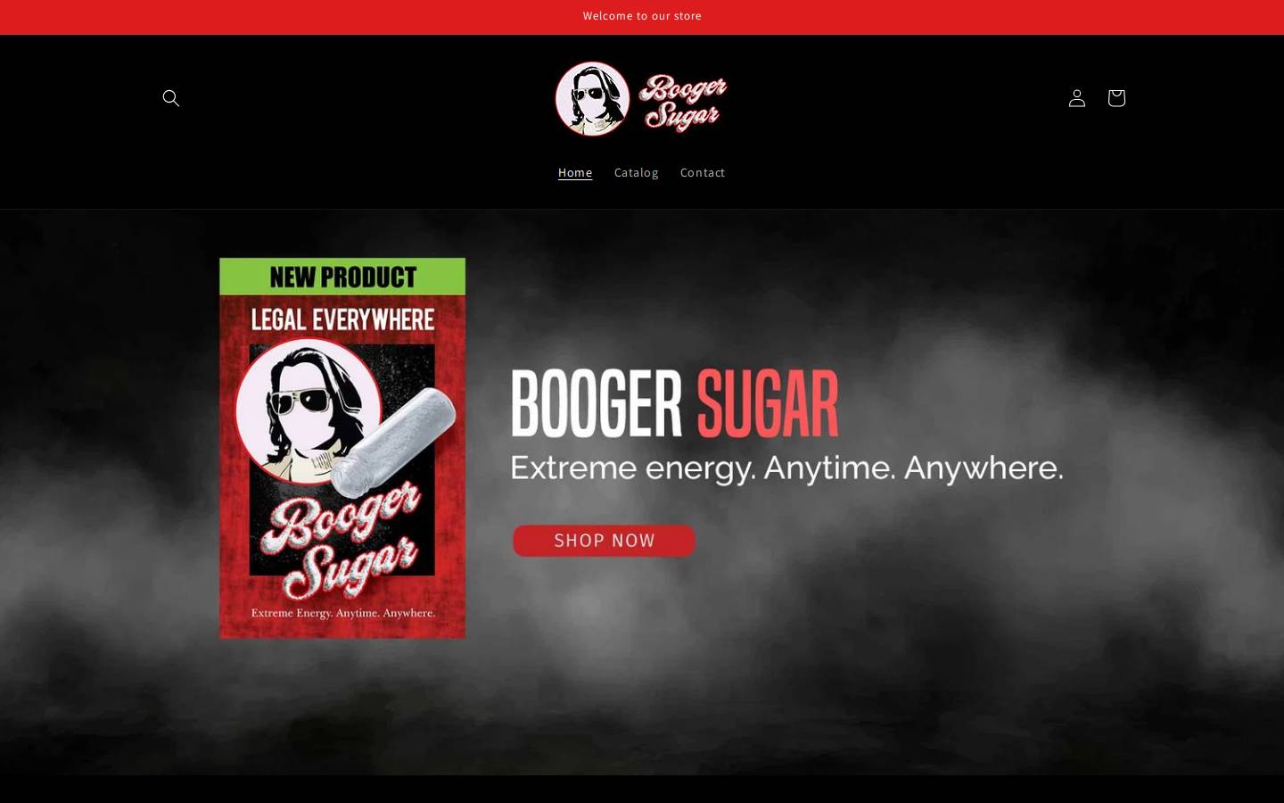 legalboogersugar.com homepage screenshot