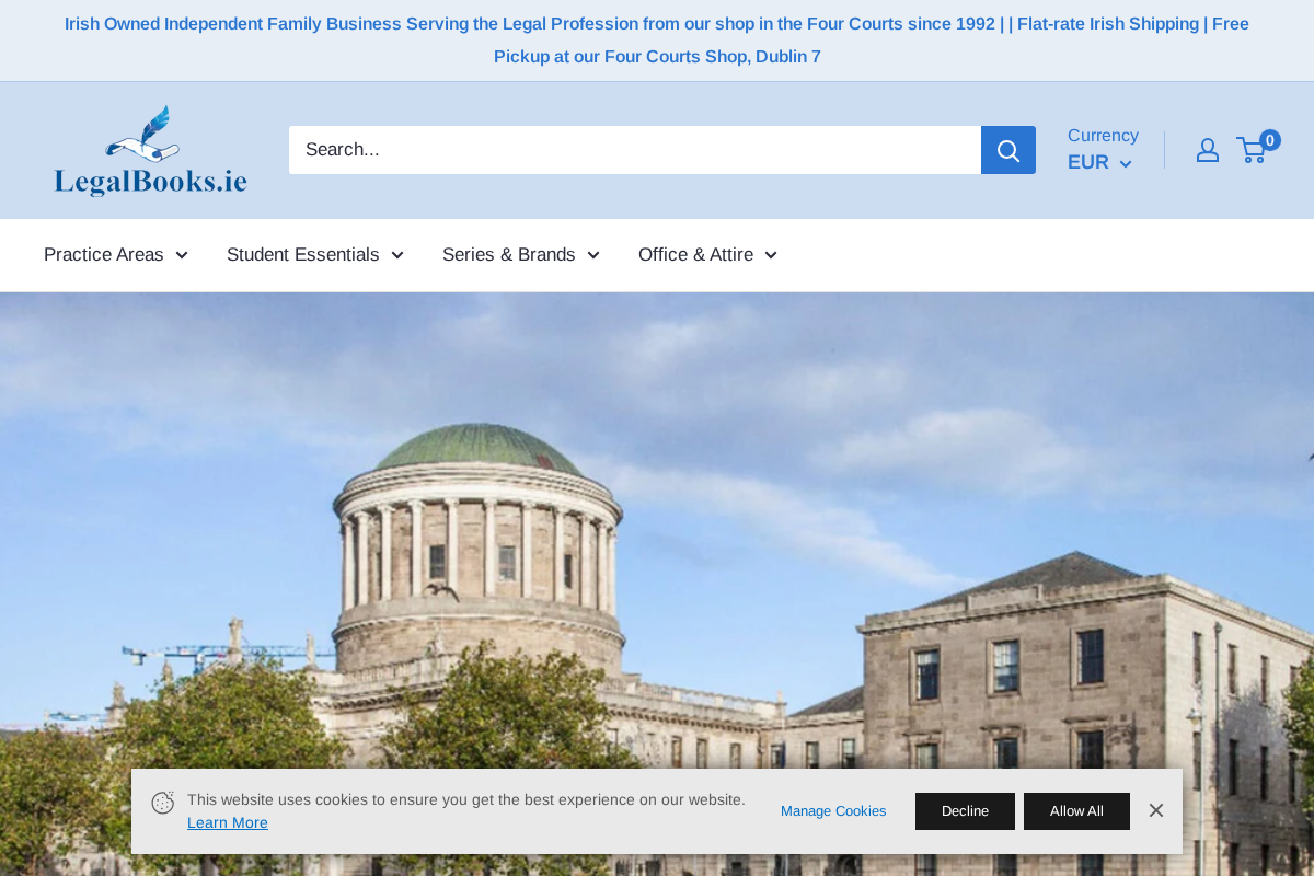 Legal & General / Legalbooks.ie homepage screenshot