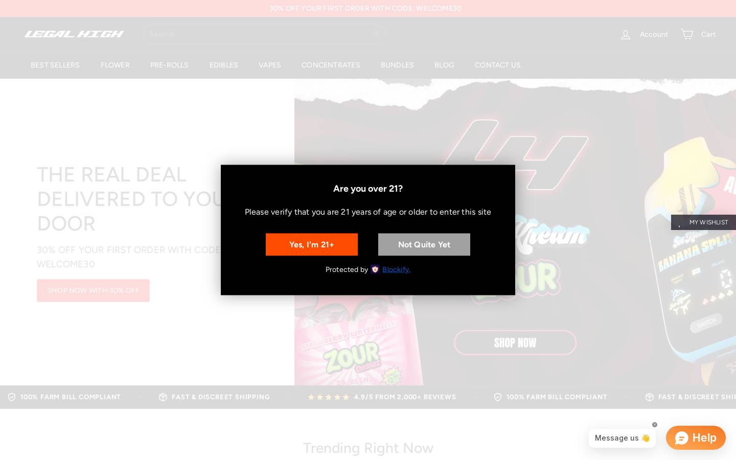 Legalhigh homepage screenshot