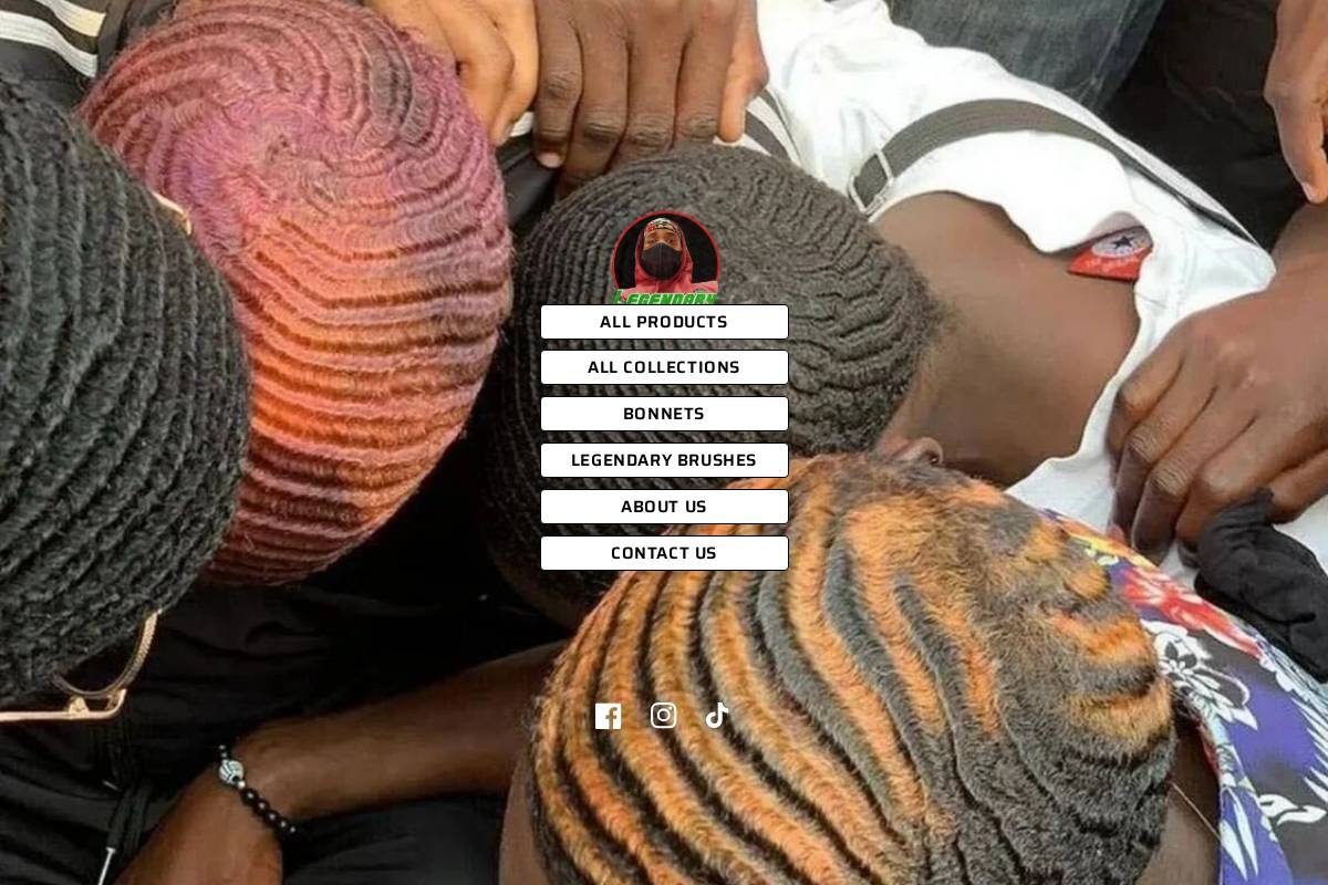 legendaryrags.com homepage screenshot