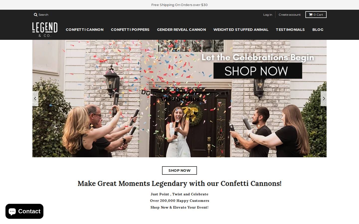 legendnco.com homepage screenshot