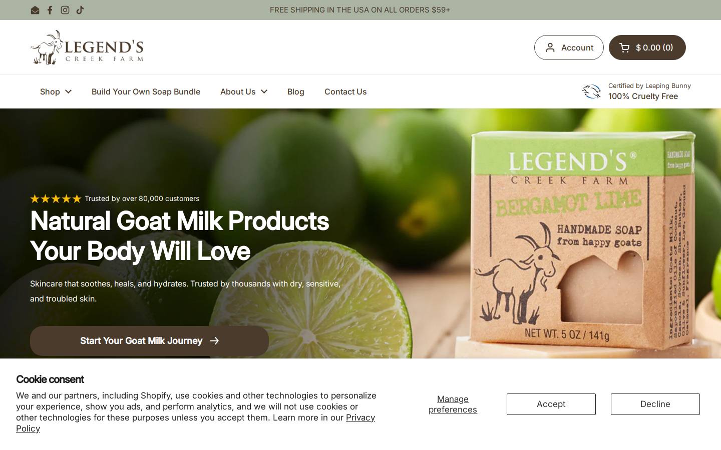 legendscreek.com homepage screenshot
