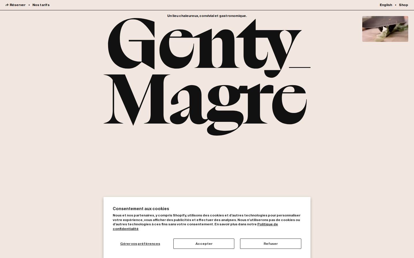 legentymagre.com homepage screenshot