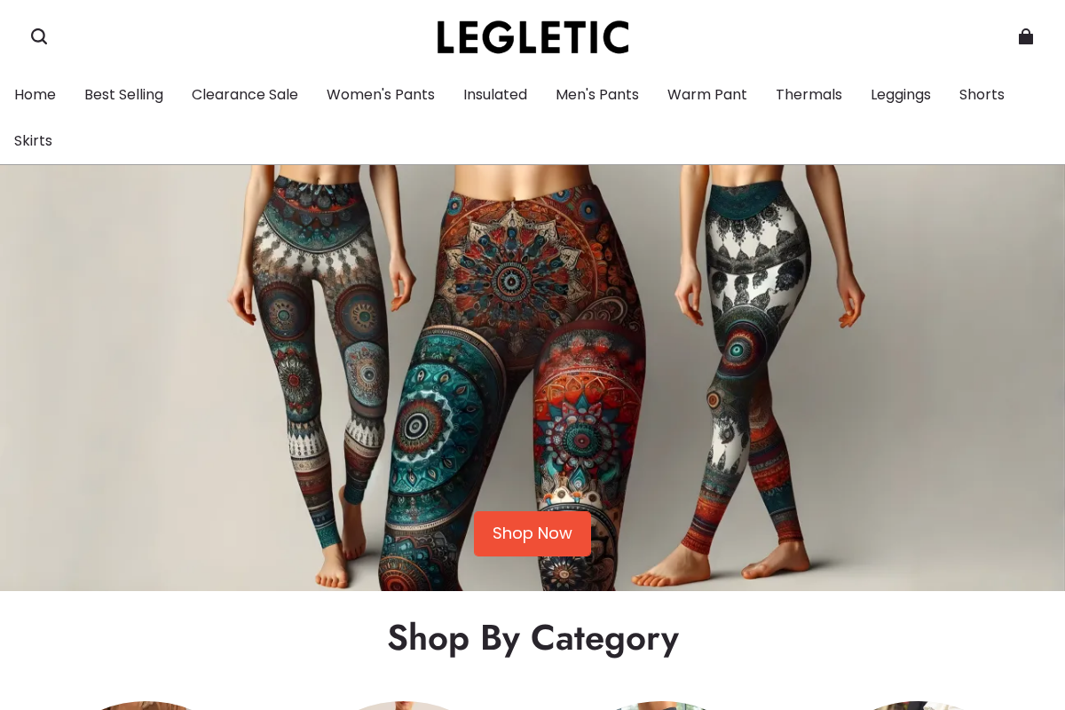legletic.com homepage screenshot