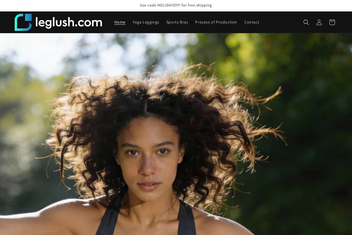 leglush.com homepage screenshot