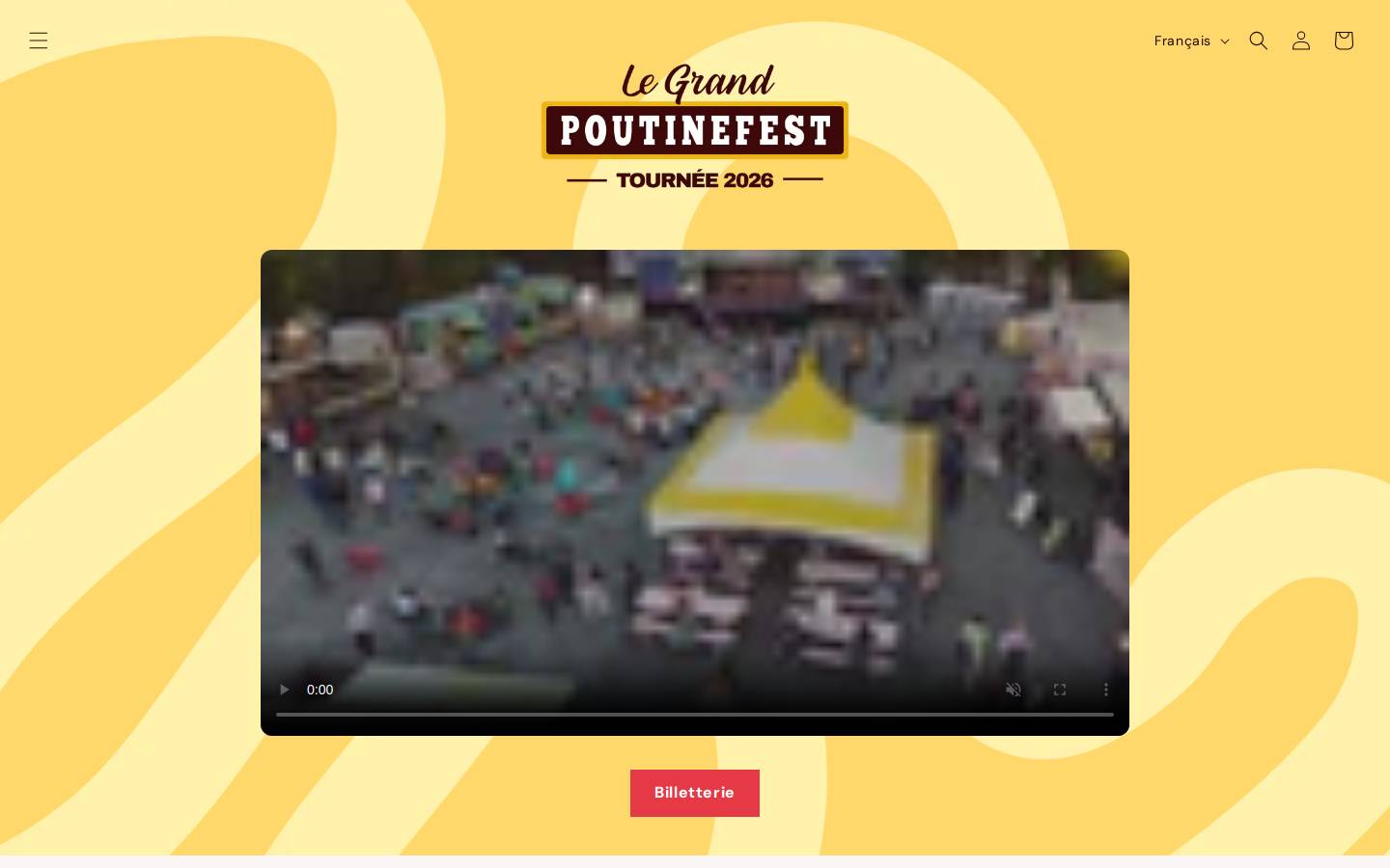 legrandpoutinefest.ca homepage screenshot