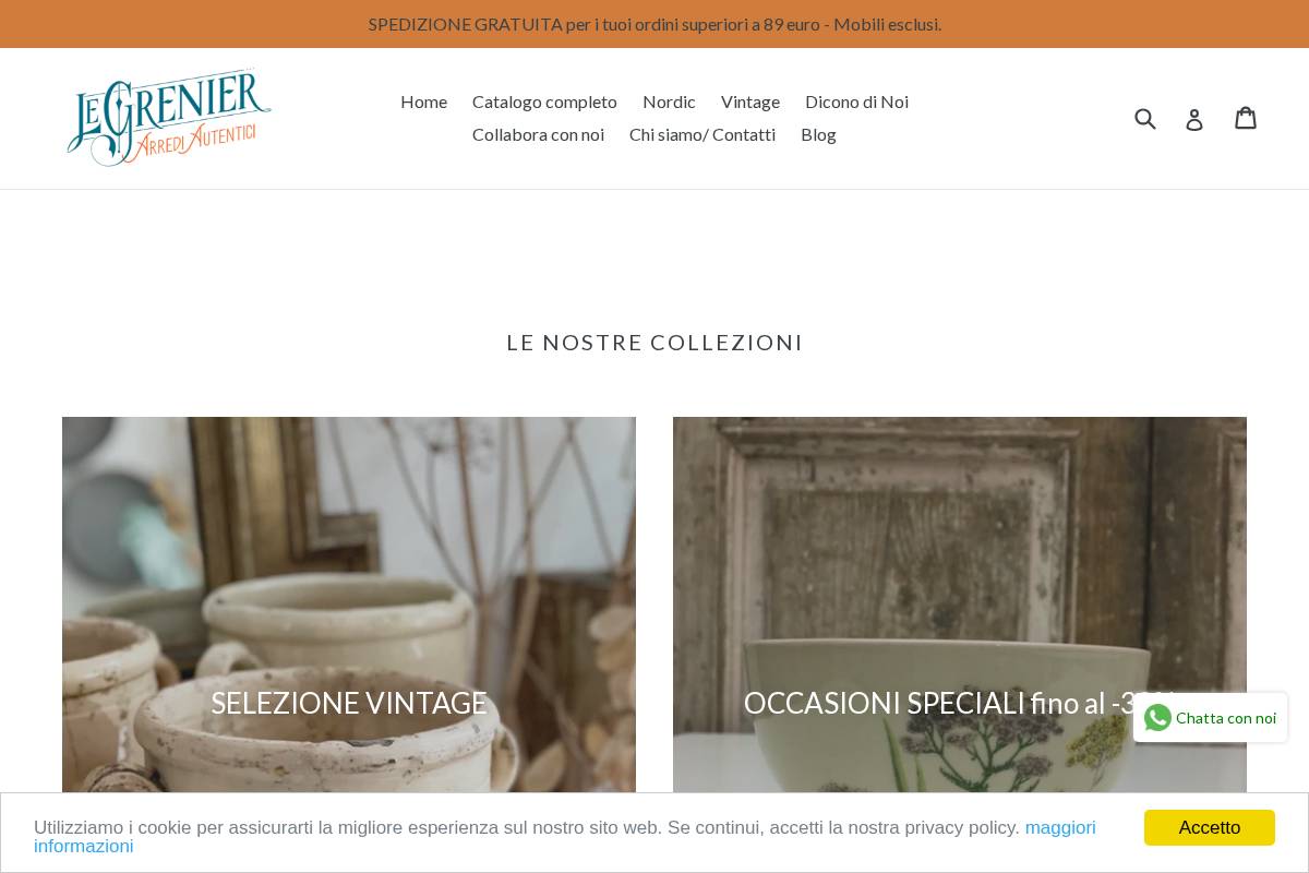 Legrenier homepage screenshot