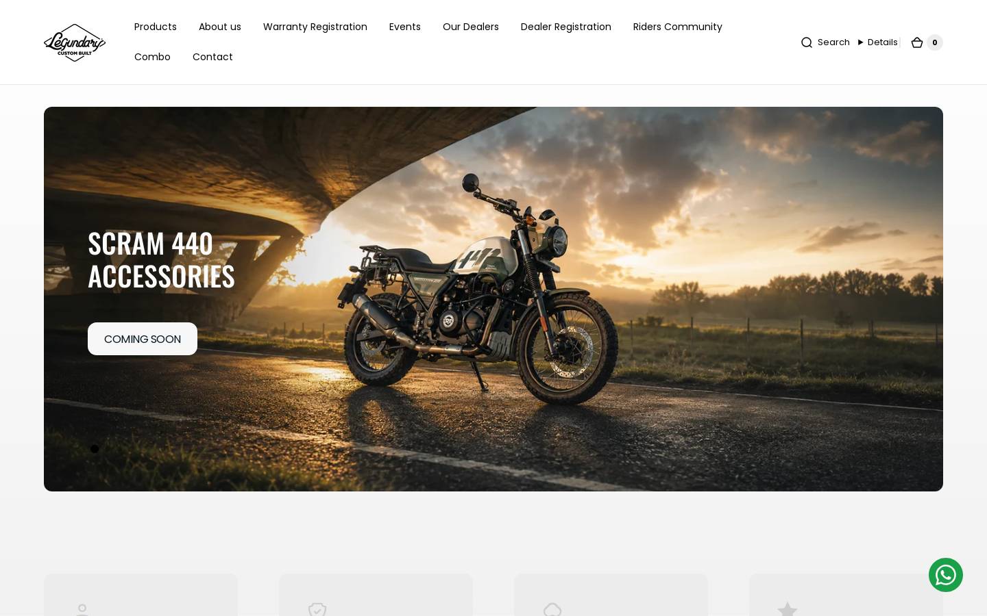legundary.com homepage screenshot