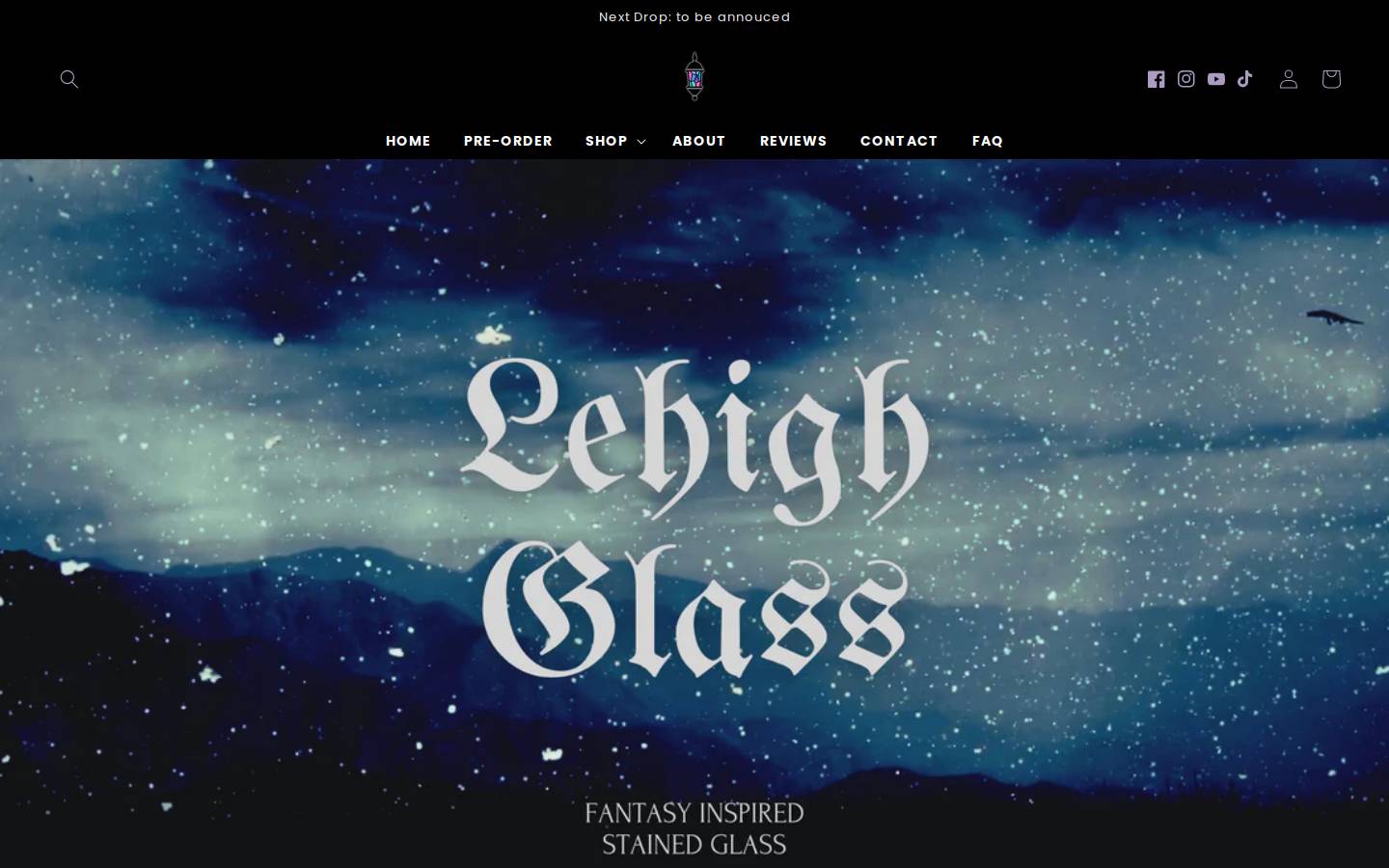 lehighglass.com homepage screenshot