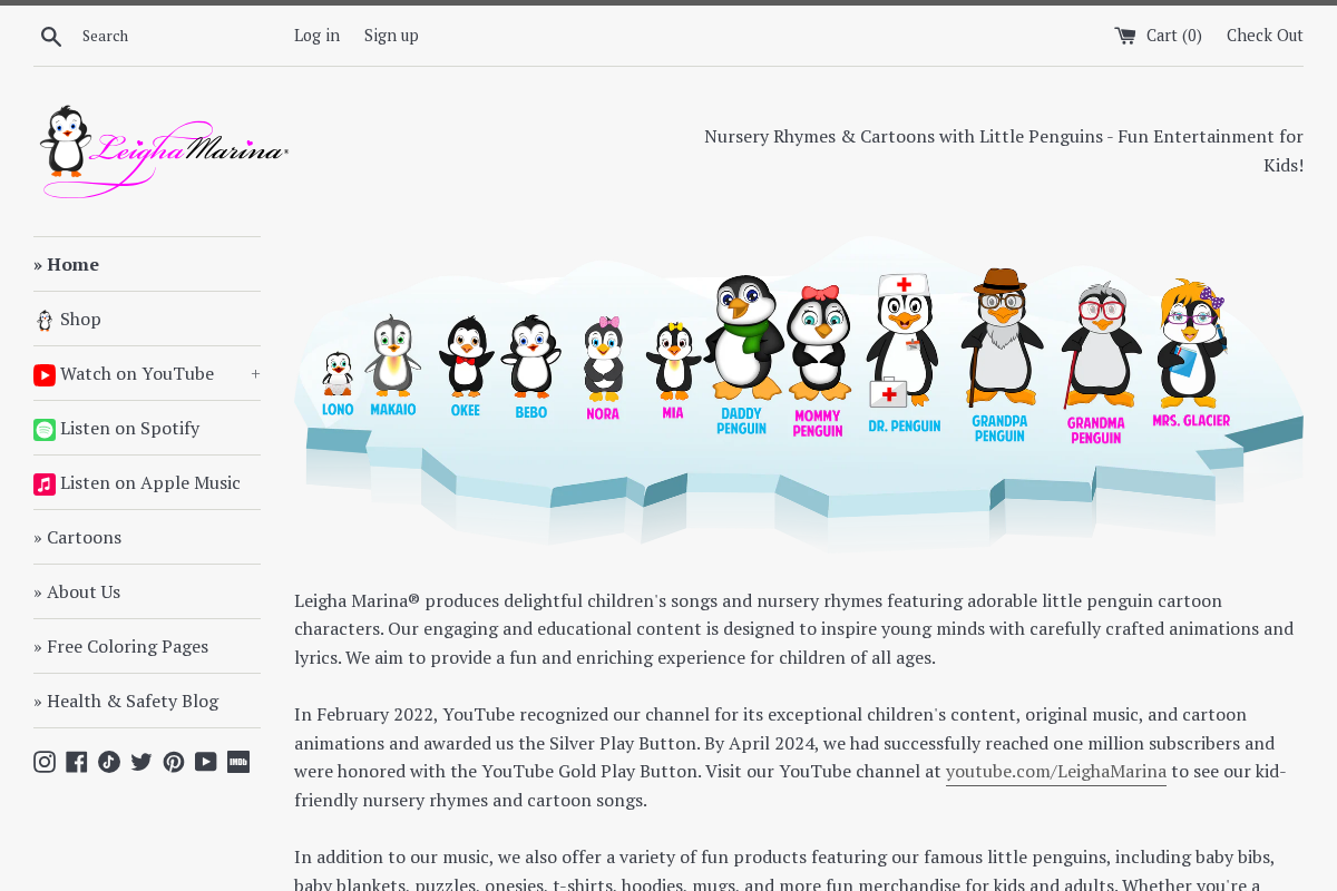 leighamarina.com homepage screenshot