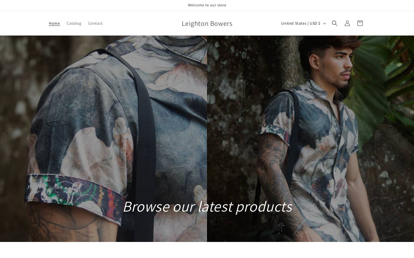 leightonbowers.com homepage screenshot