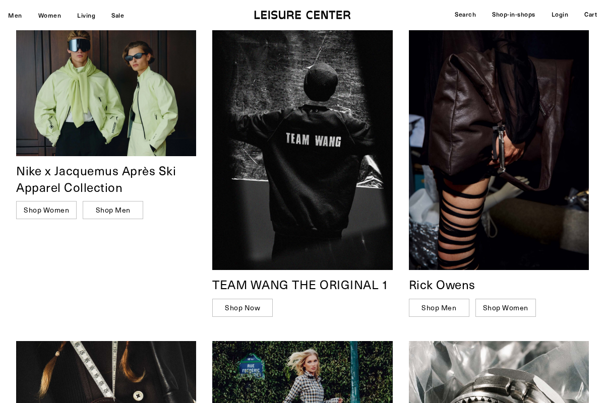 leisure-center.com homepage screenshot