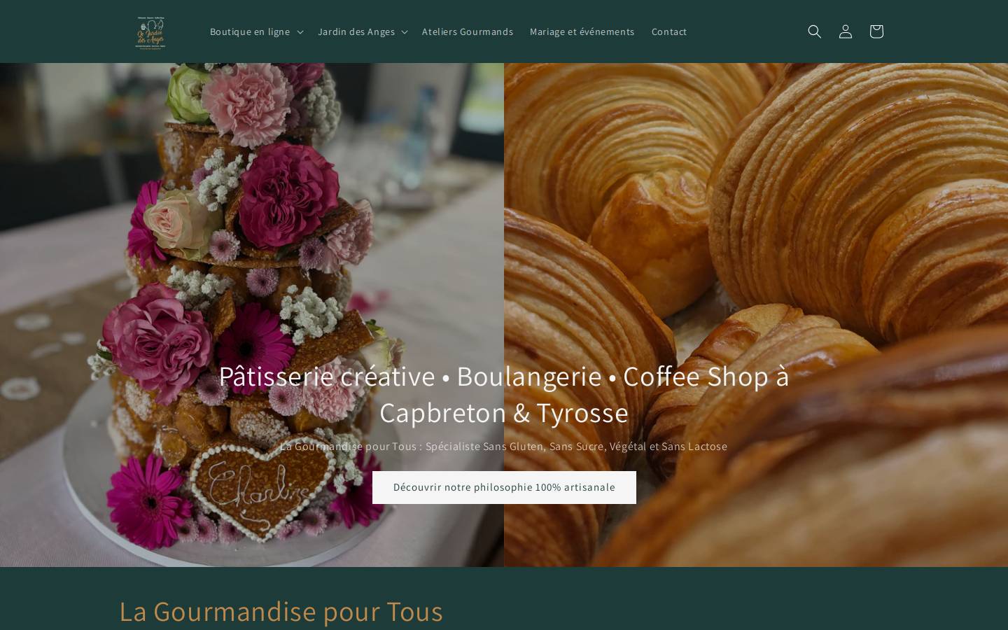 lejardindesanges.fr homepage screenshot