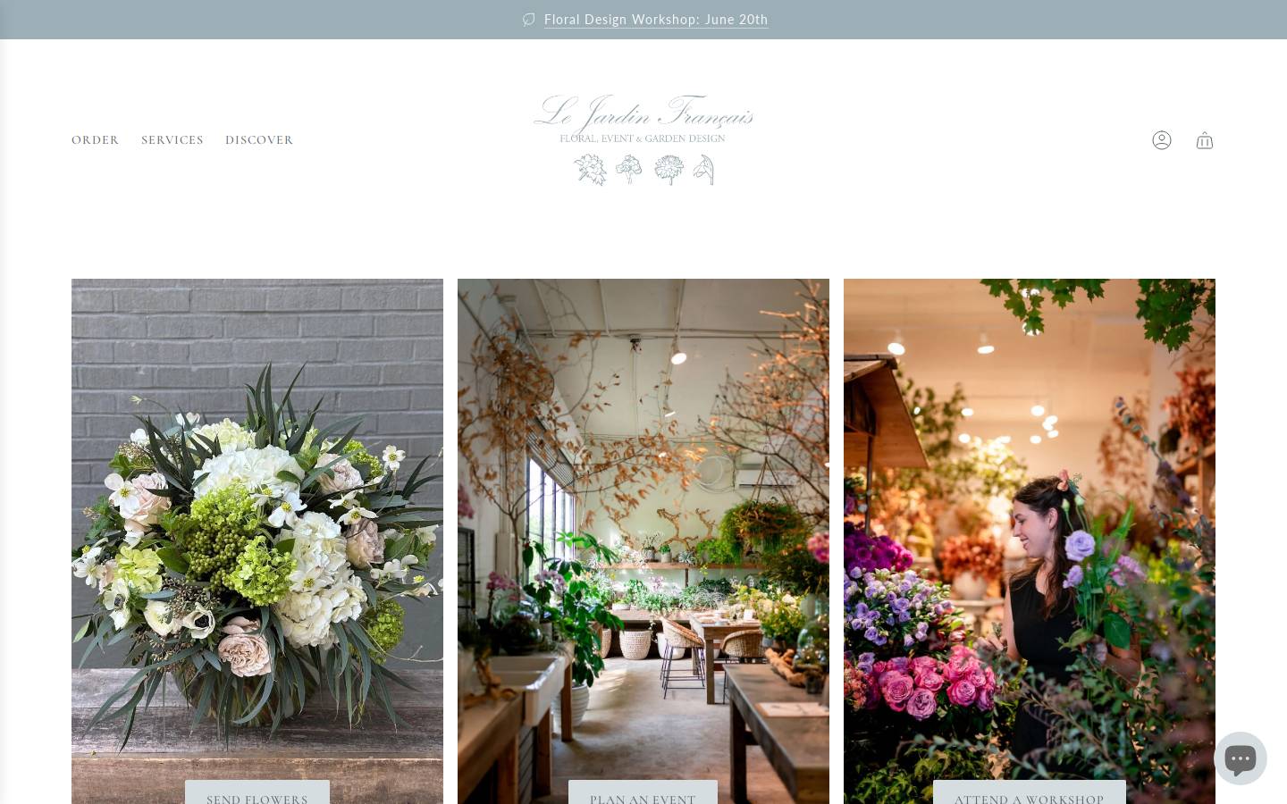 lejardinfrancais.com homepage screenshot
