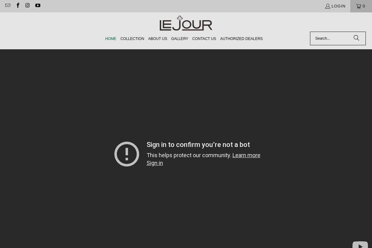 lejourwatches.ch homepage screenshot
