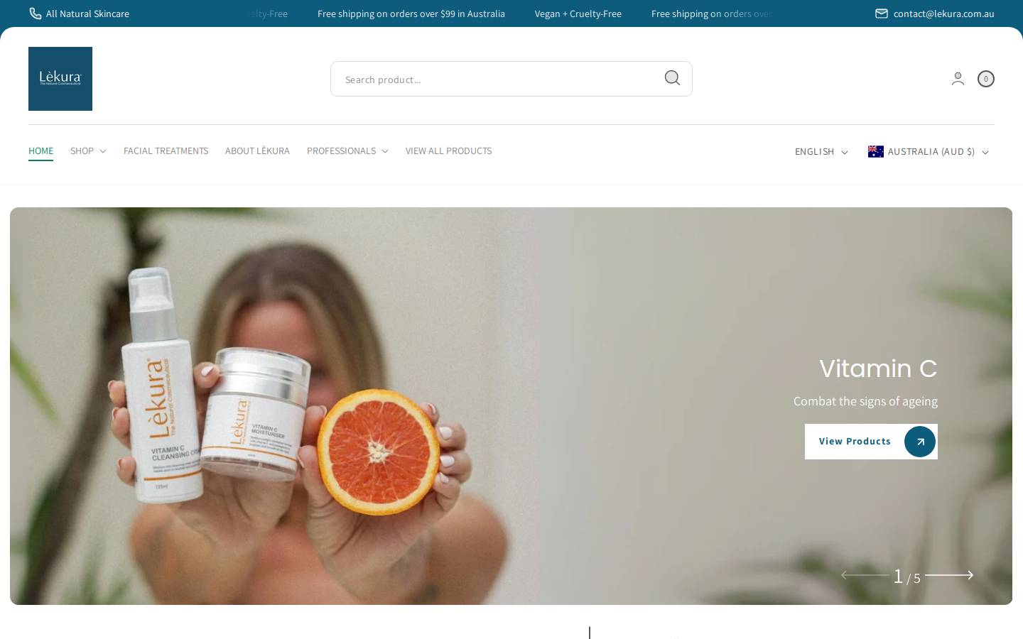 lekura.com.au homepage screenshot