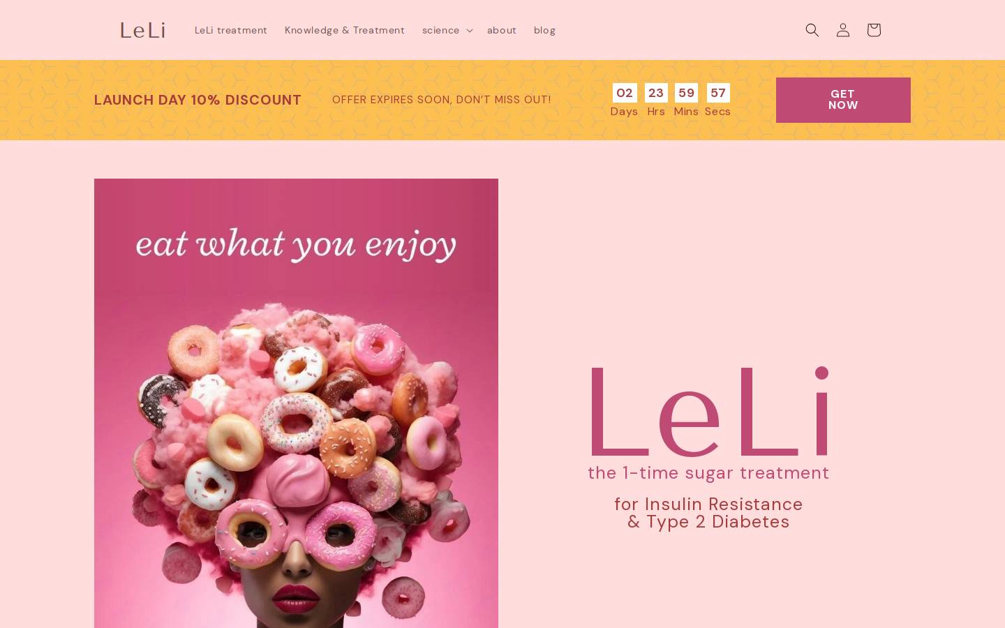 lelitreatment.com homepage screenshot