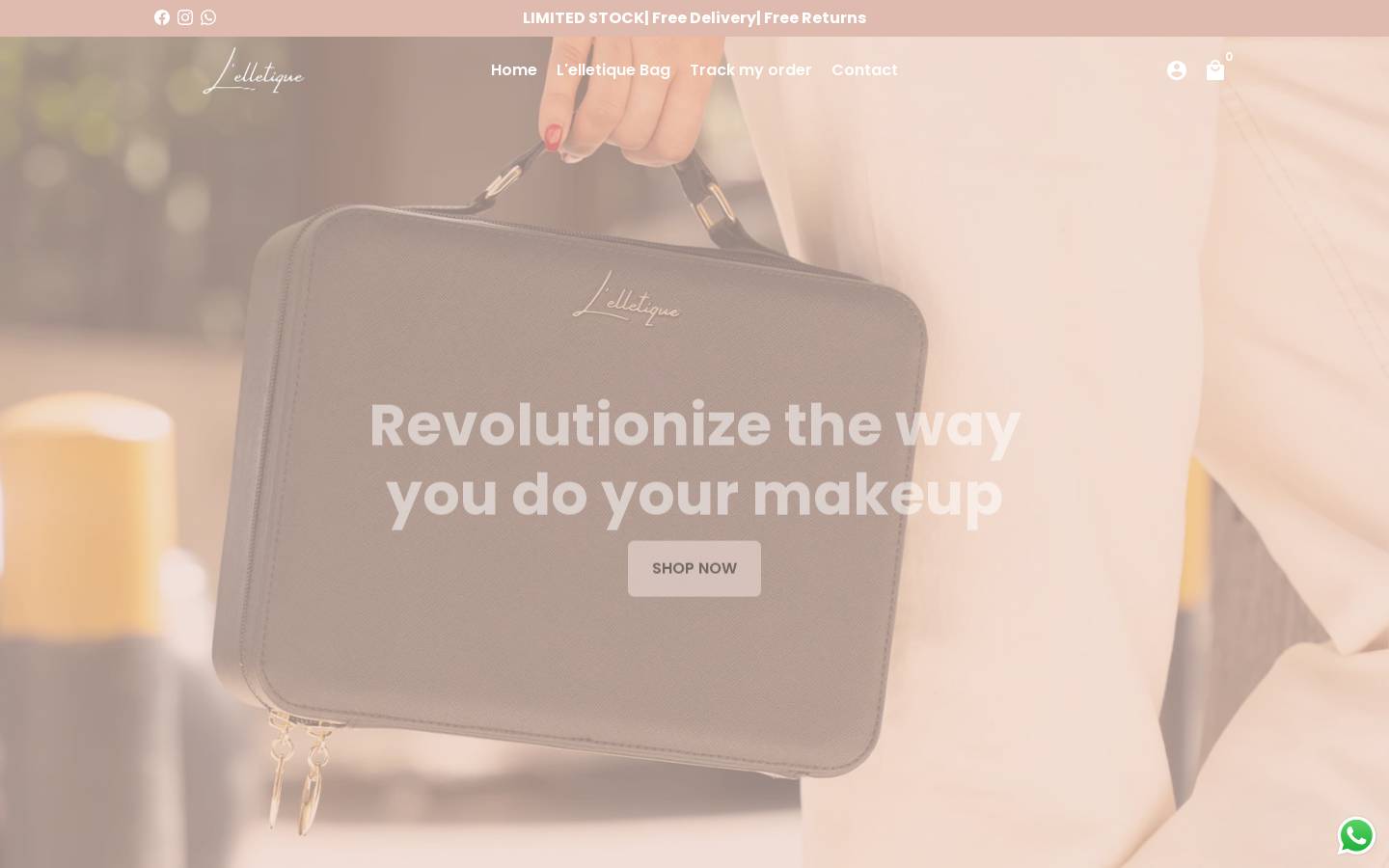 lelletique.com homepage screenshot