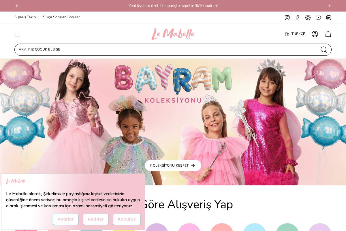 lemabelle.com homepage screenshot