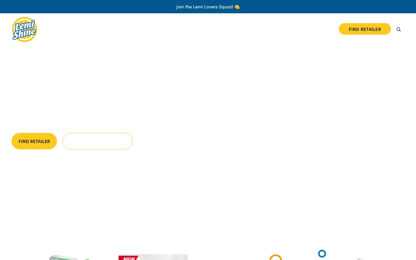 lemishine.com homepage screenshot