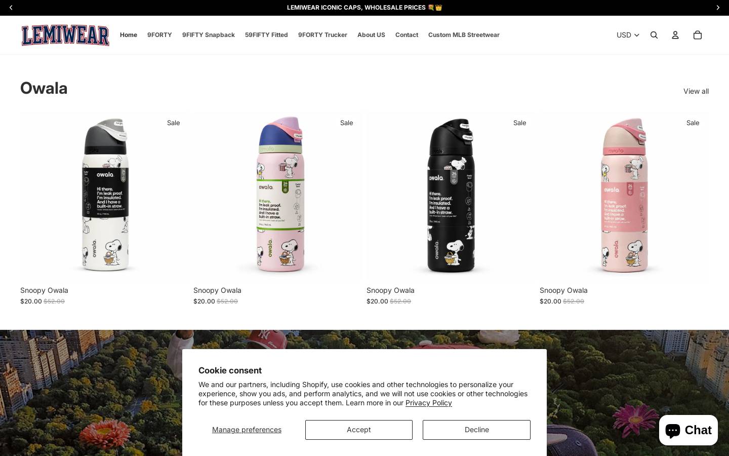lemiwear.com homepage screenshot