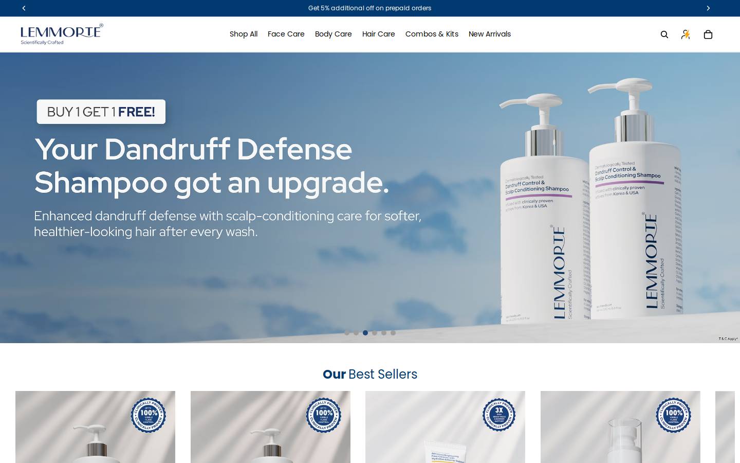 Lemmorte homepage screenshot