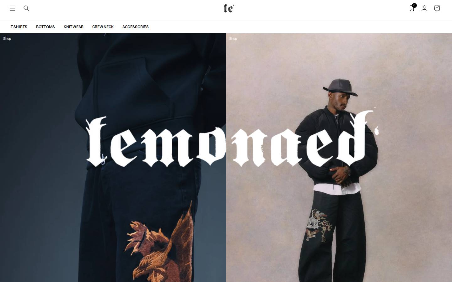 Lemonaed homepage screenshot