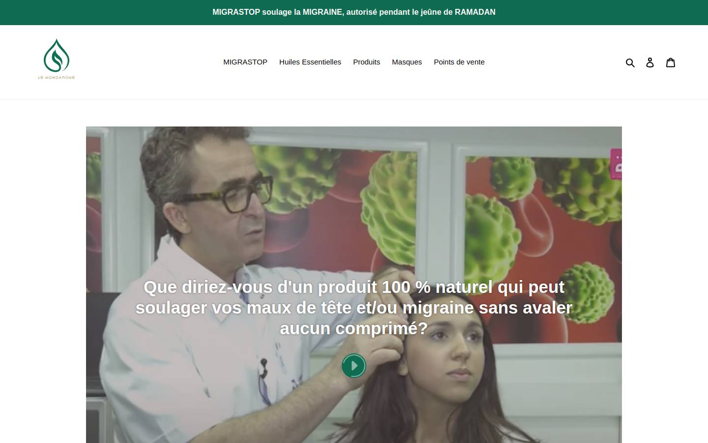 lemondarome.com homepage screenshot