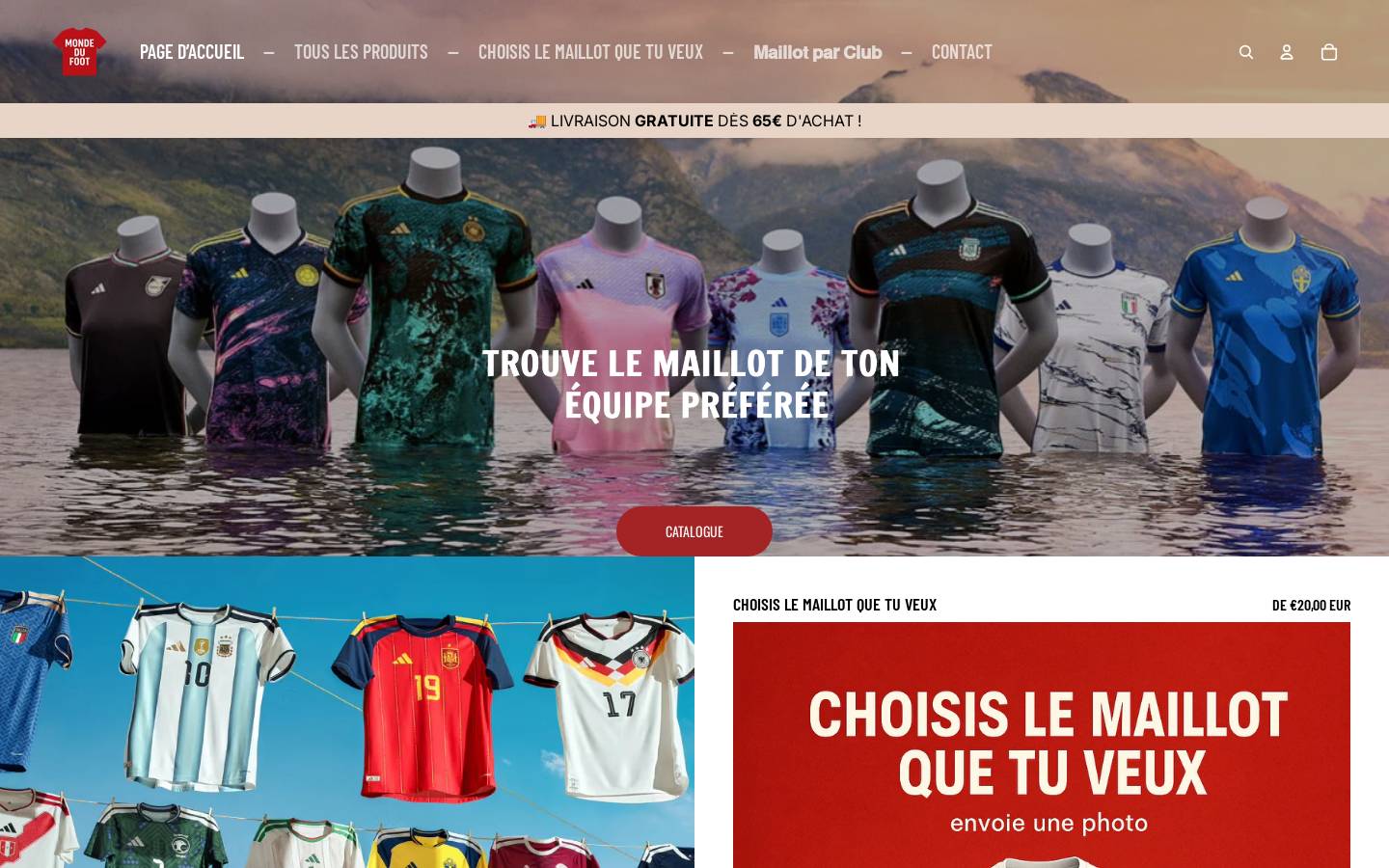lemondedufoot.fr homepage screenshot