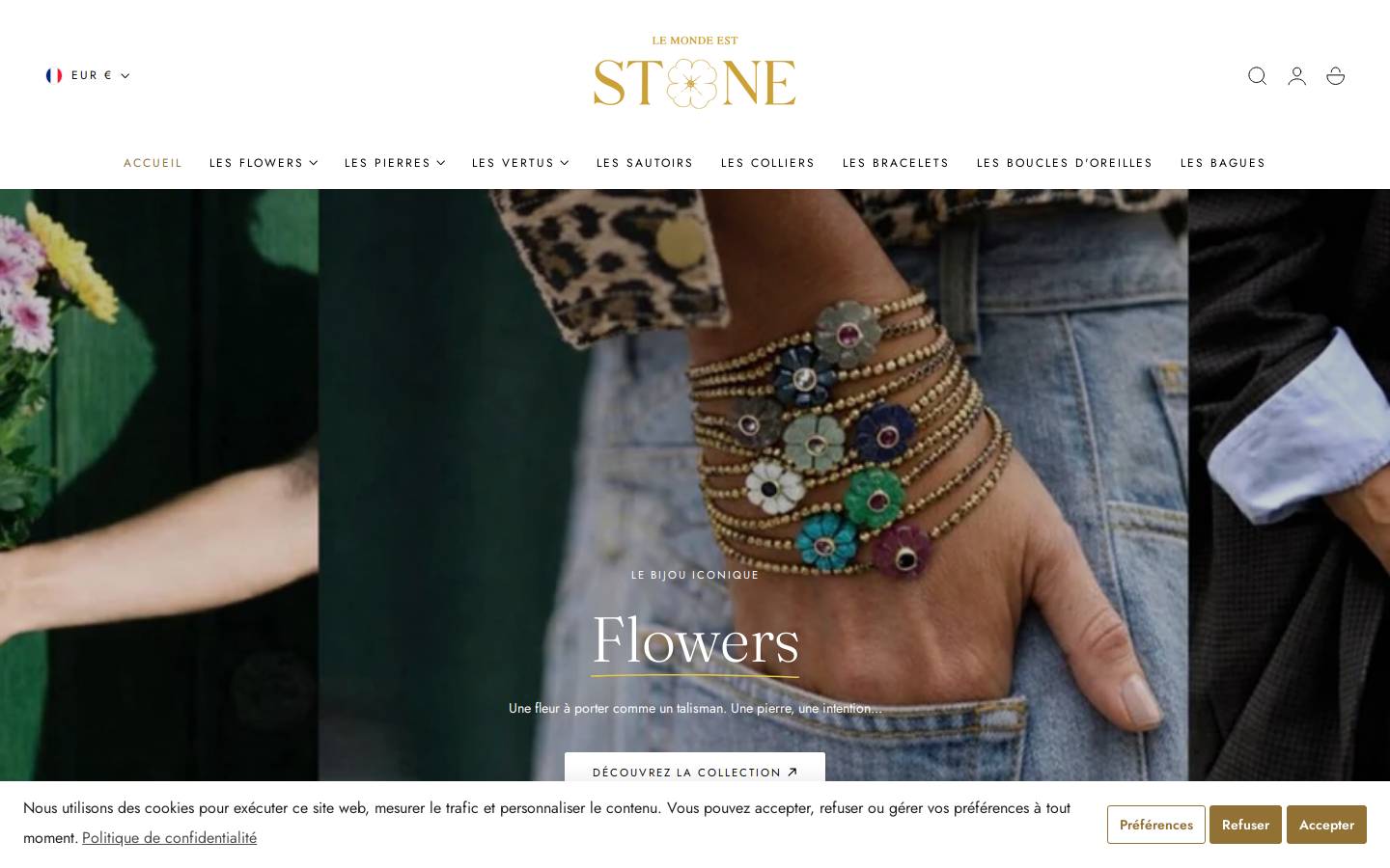 lemondeeststone.com homepage screenshot