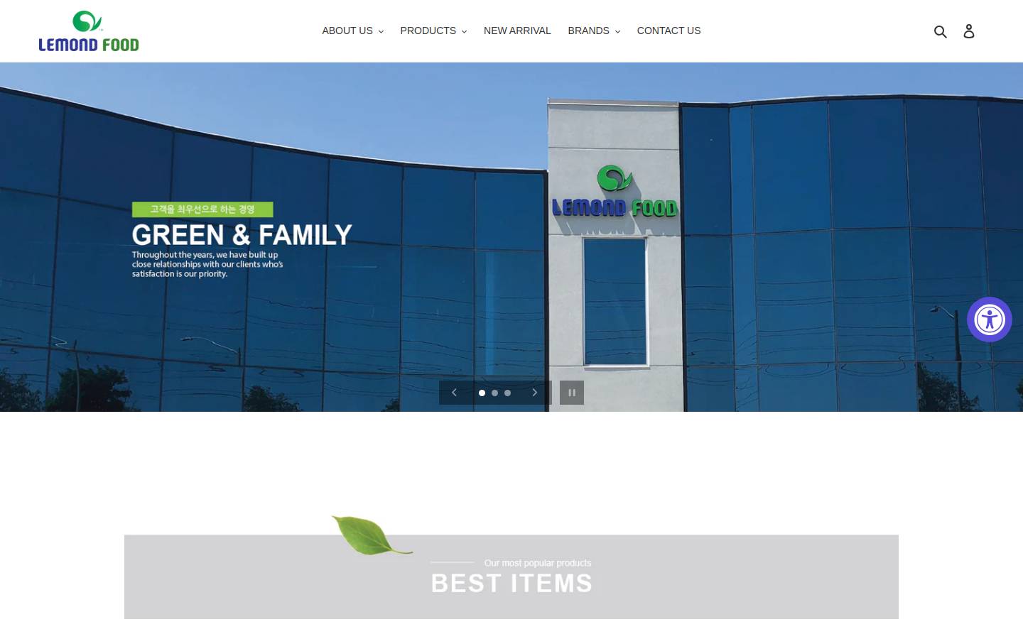lemondfood.com homepage screenshot