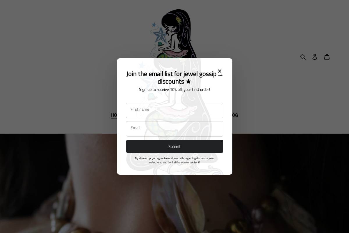 lemondropbeads.com homepage screenshot