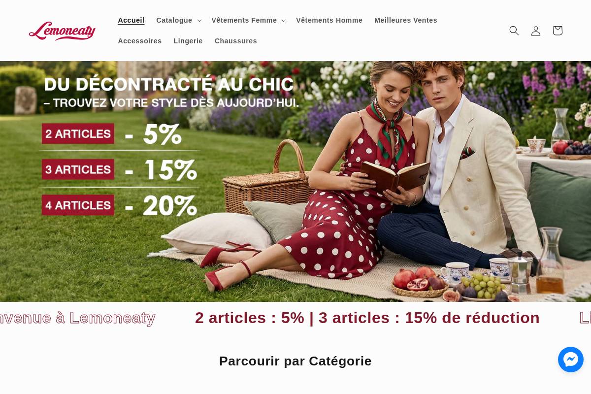 Lemoneaty homepage screenshot
