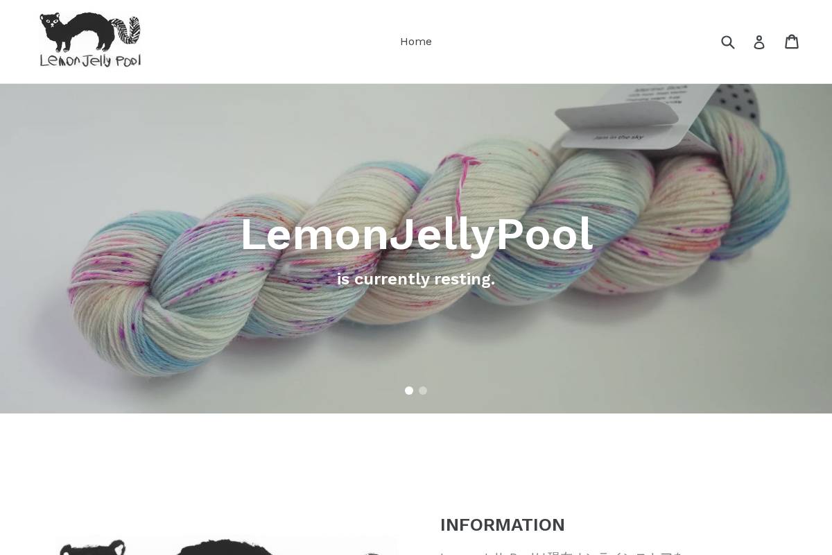 lemonjellypool.com homepage screenshot