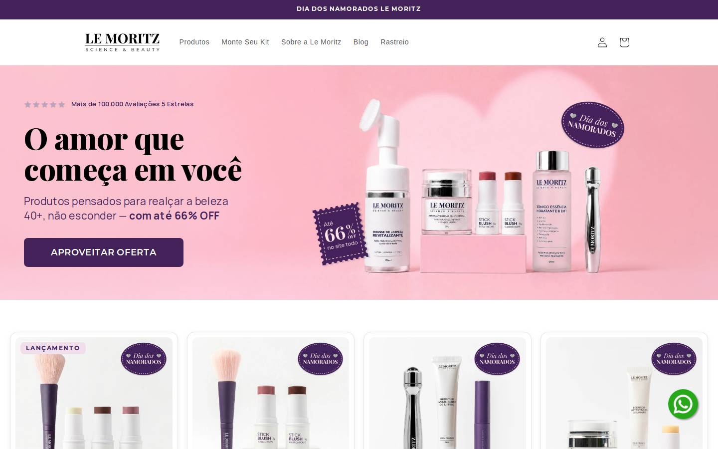 lemoritz.com.br homepage screenshot