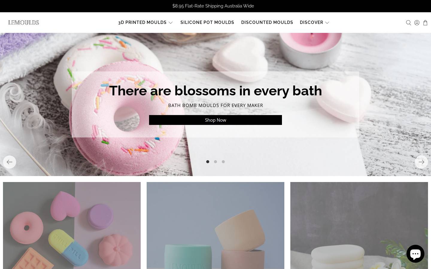 lemoulds.com.au homepage screenshot