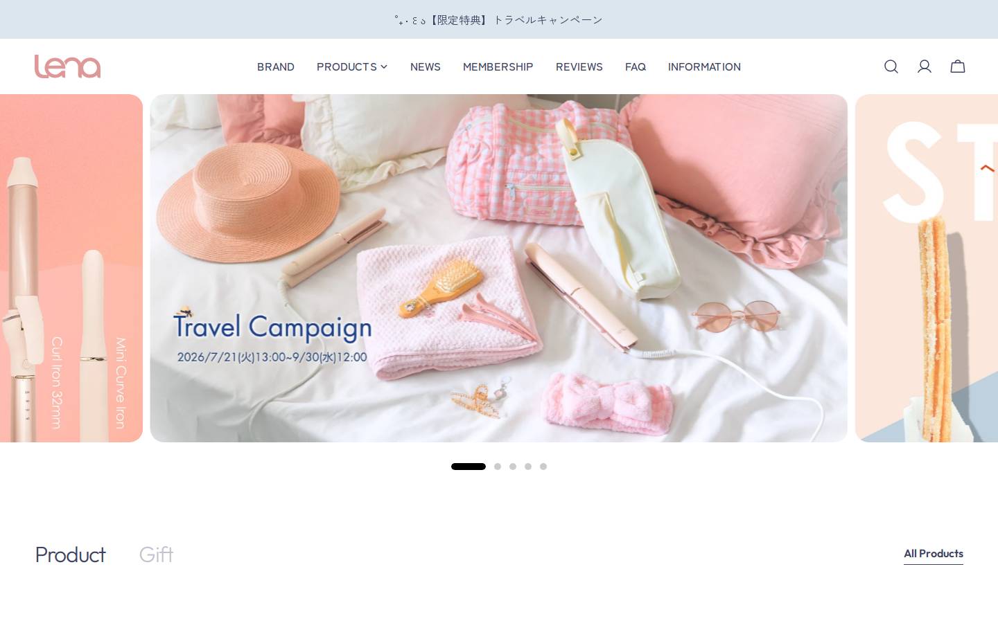 lenajp.com homepage screenshot