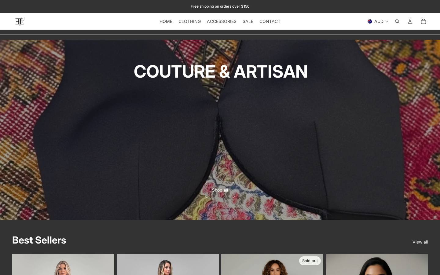 lenalia.com.au homepage screenshot